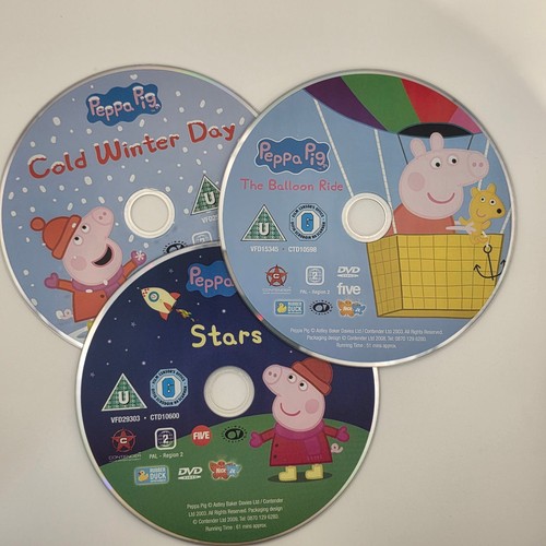Peppa pig dvd lot cold - peppa, lot: