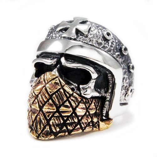 Bronze bandana skull helmet - bronze,