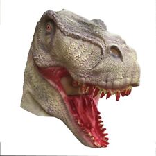 Adult Horror Dinosaur Mask T-Rex Halloween Mask Deluxe Latex Full Head Mask