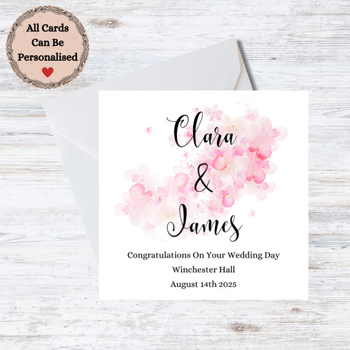 Handmade personalised wedding - handmade,