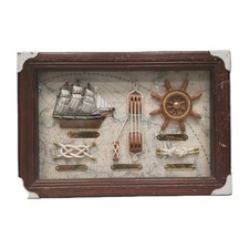 Vintage Knot Frame Sailing