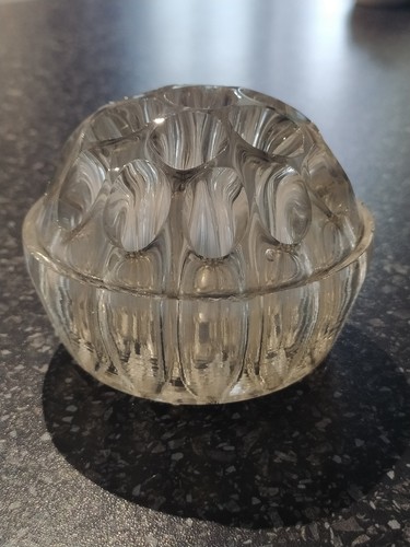 Vintage clear glass - ,