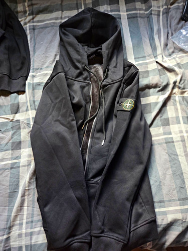 Stone island black men - black, full