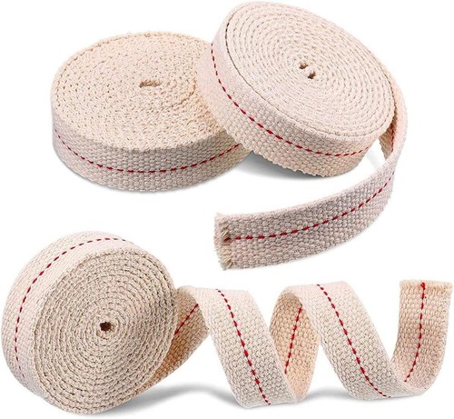 Flat wick for oil - for, oil/paraffin