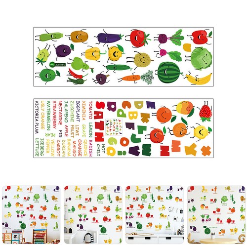 Assorted color alphabet wall - alphabet,