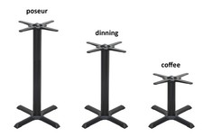 black premium cast iron table