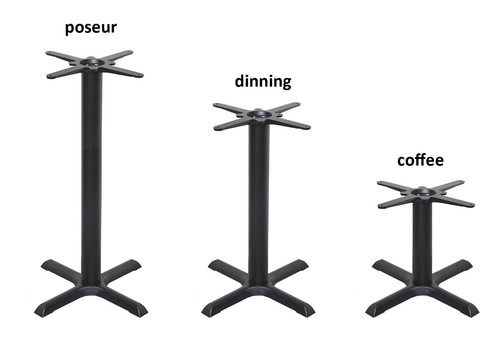 Black premium cast iron table - iron,