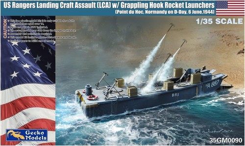 Rangers landing craft - landing,