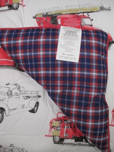 Red truck kids 4pc - red,
