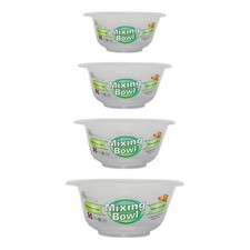 Plastic Mixing Bowl Set Clear