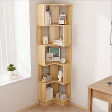 Modern Wooden 5-Tier Corner