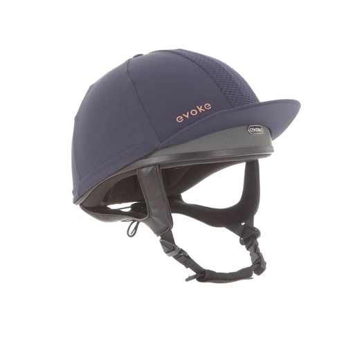 Evoke vented riding hat silk - vented,