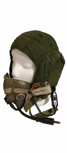 Military pilot helmet - military, olive
