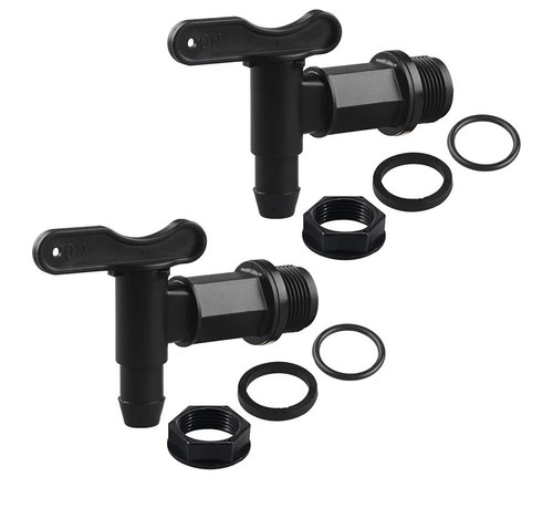 Pair water butt - of, tap