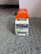 Playmobil Dustbin Lorry With Flashing Lights  Very Good Condition
