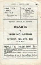 Stirling Albion v Hearts