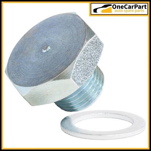 Oil drain sump - plug, &