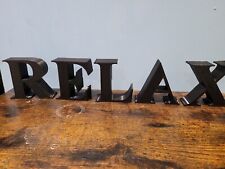 Relax Standing Sign | Home Decor | Housewarming gift | Free UK Delivey