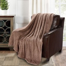 Teddy Bear Fleece Throw Over