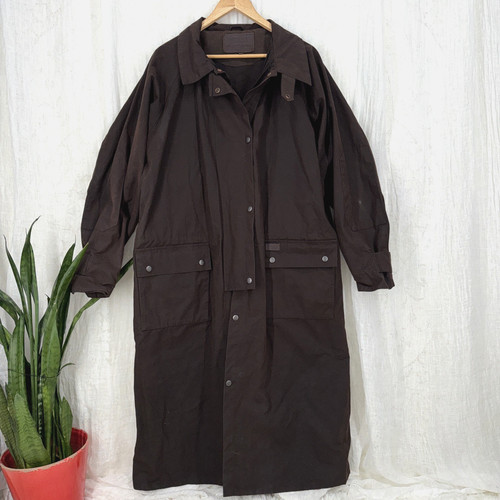 Vtg outback trading oilskin - outback,