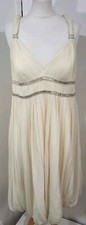 Anoushka G Cream Gown Dress - Large - w/Tags