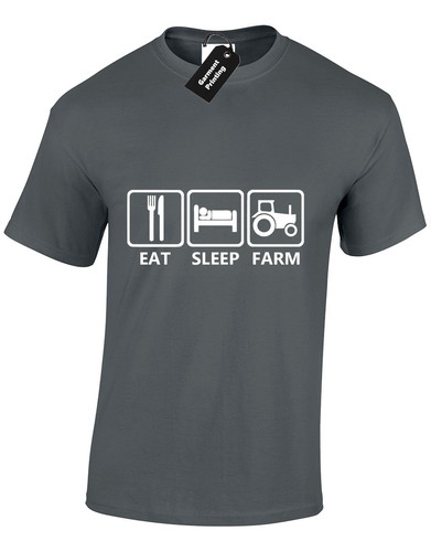 Eat sleep farm mens - eat, t