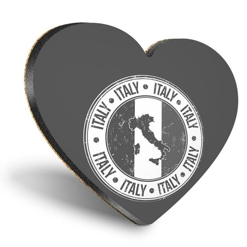 Heart mdf coasters - bw,