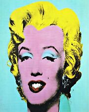 Art Poster Andy Warhol  Marilyn Monroe   Popart  Pop Art  Wall Art Print