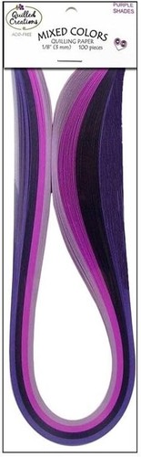 Quilled creations purple - quilled,