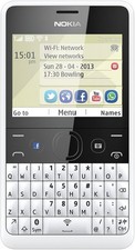 Nokia Asha 210  - White (Unlocked) Mobile Phone