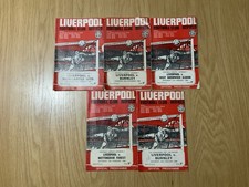 Liverpool football programmes - liverpool,
