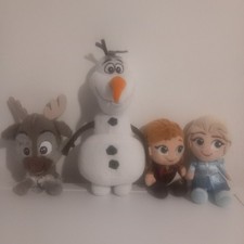Disney Frozen Set Of 4 Plushes