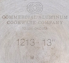 Commercial Aluminium Cookware Company 1213 13" M6 Pizza Pan Oval Roasting ***