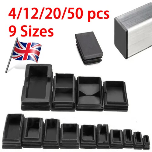 Square end caps plastic - caps,