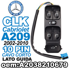 Mercedes CLK CABRIO A209 10PIN window regulator switches glass