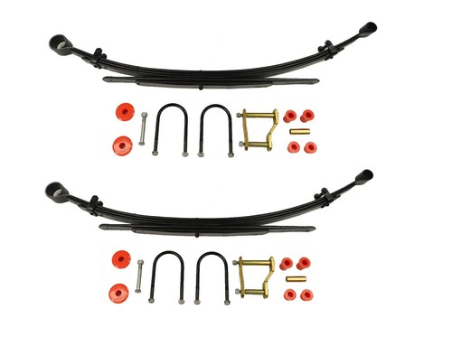 Pair rear leaf springs with - rear,