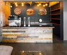 Cheesburger Pizza Stickers Cafe Catering Trailer Food Track Burger Van Decal