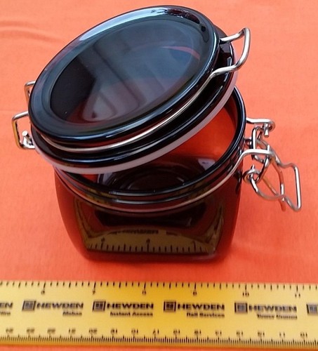 Strong empty airtight amber