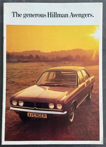 Hillman avenger car sales - hillman,