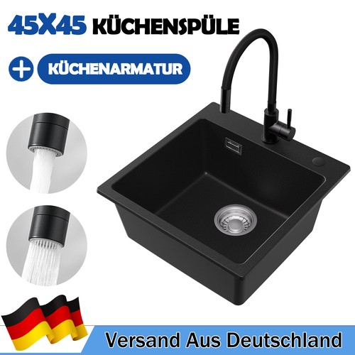 45x45cm granite kitchen sink - 45x45cm,