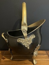Antique Brass Helmet Coal