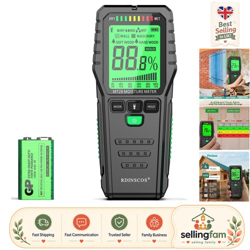 Pinless moisture meter for - pinless,