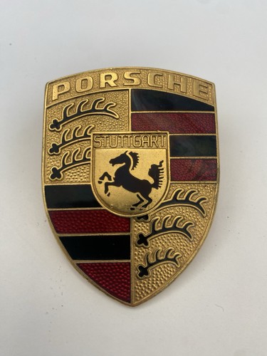 Emblem porsche crest bonnet - porsche, /