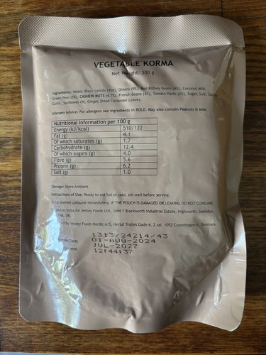 British army mod - mod, mre
