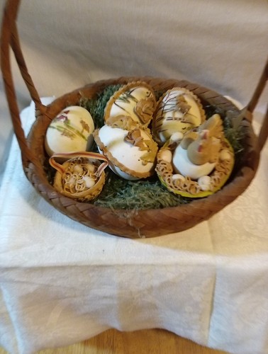 Vintage easter egg - egg, diorama
