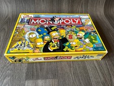 The Simpsons Monopoly Hasbro Parker Board Game 2003 in very good condition  used