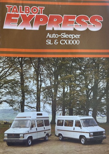 Talbot express auto - talbot, auto-sleeper