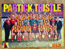 Hand Signed A4 Picture - Partick Thistle FC 1992/93 season - 23 signatures