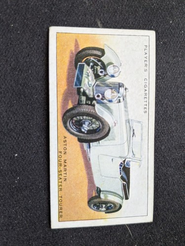 1936 player motor cars card - motor,