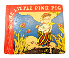 The Little Pink Pig Vintage 1938 Rand McNally Hardcover Children's Story Book